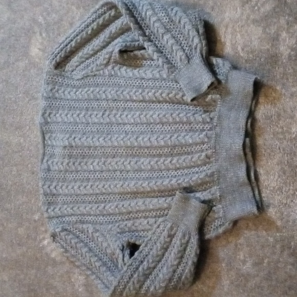 Brooks Brothers vtg M(?) cabled wool cardigan made in Italy with discoloration - Picture 8 of 9